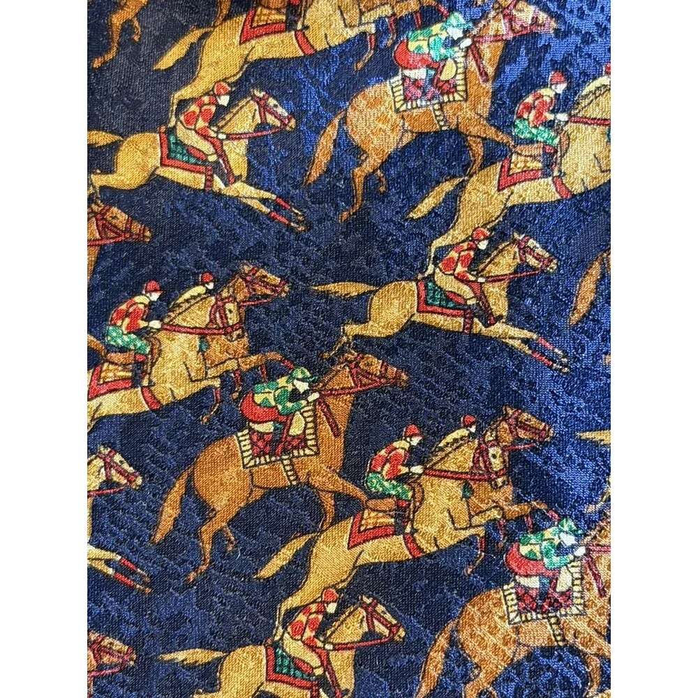 Churchill Collection Silk Tie Equestrian Horse‎ Racing